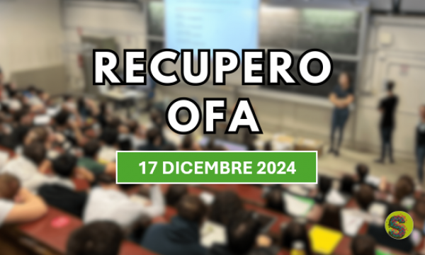 17 Dicembre 2024, PROVA RECUPERO OFA