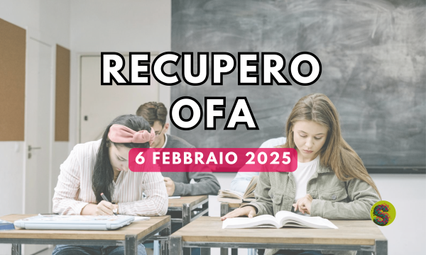 6 febbraio 2025, PROVA RECUPERO OFA.